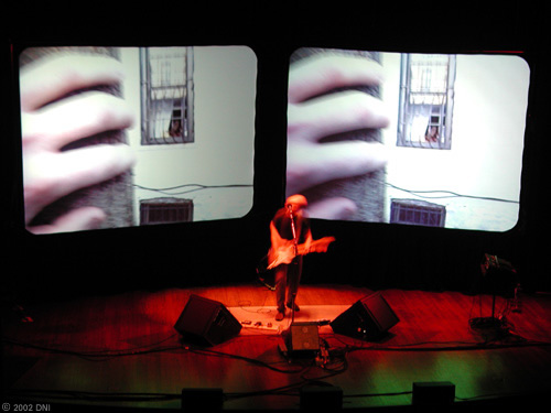 Bob Mould Performing at the Berklee Performance Center, Boston, MA April 13, 2002 - Modulate Tour