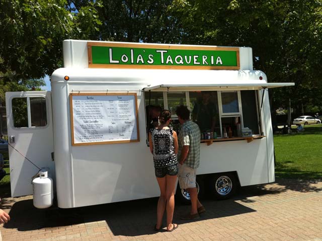 Lola's Taqueria on the Mall in Brunswick, Maine