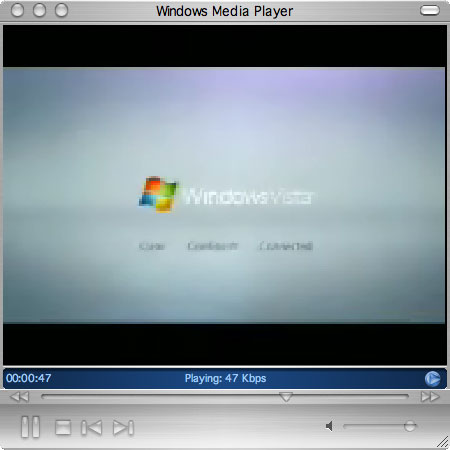 Windows Vista Movie Screenshot